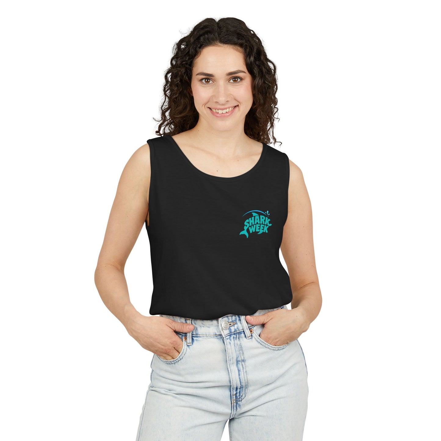 Shark Week Tank Top, Unisex Summer Shirt, Beachwear for Shark Lovers, Fun Gift for Shark Week, Casual Outdoor Apparel, Marine Creature [...]