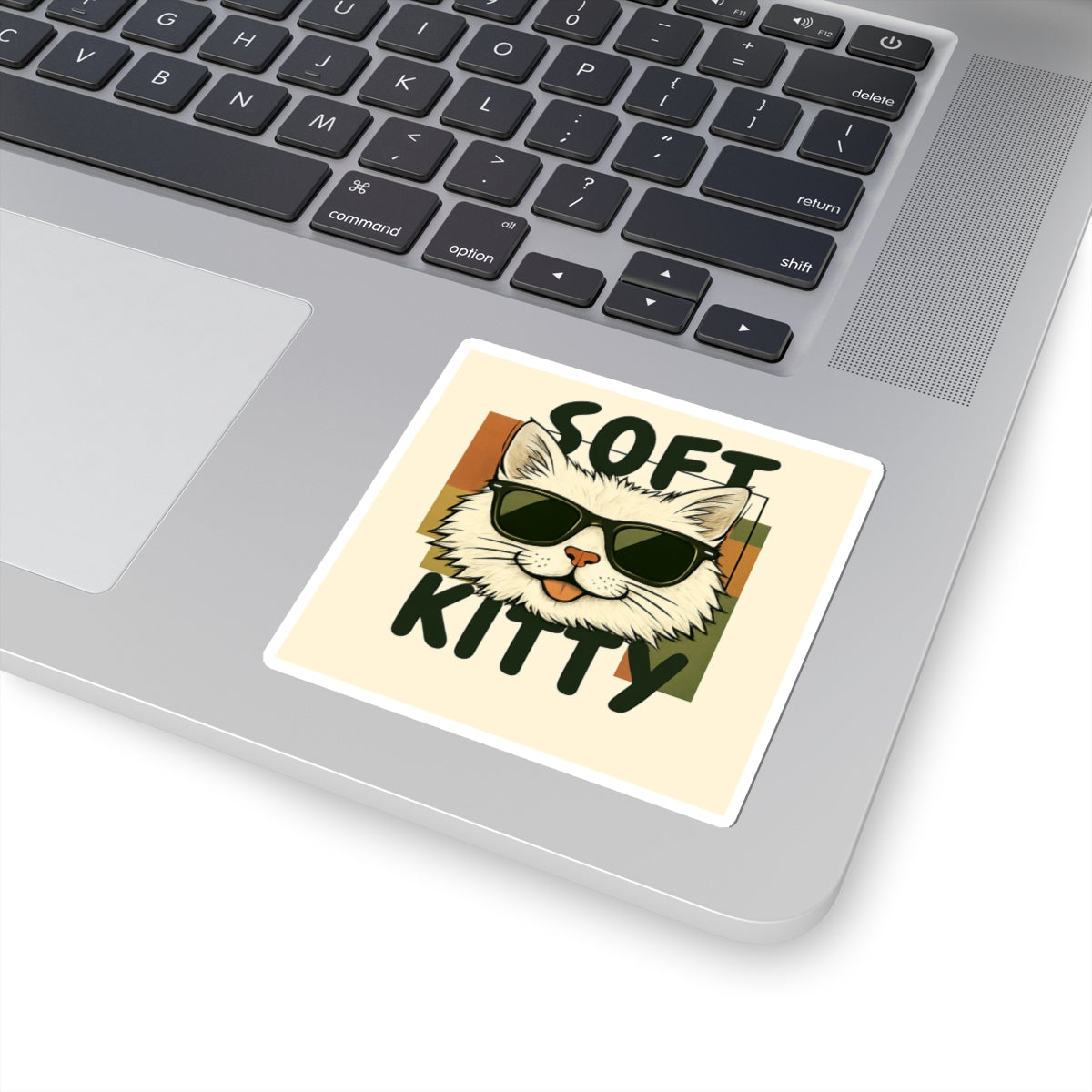 Trendy Cat Stickers - 'Soft Kitty' Design for Pet Lovers