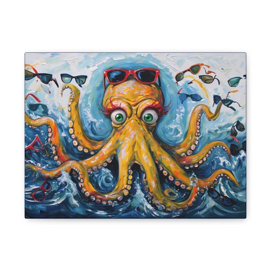 Colorful Octopus Wall Art Print, Nautical Decor, Beach House Artwork, Summer Vibes, Ocean Lover Gift
