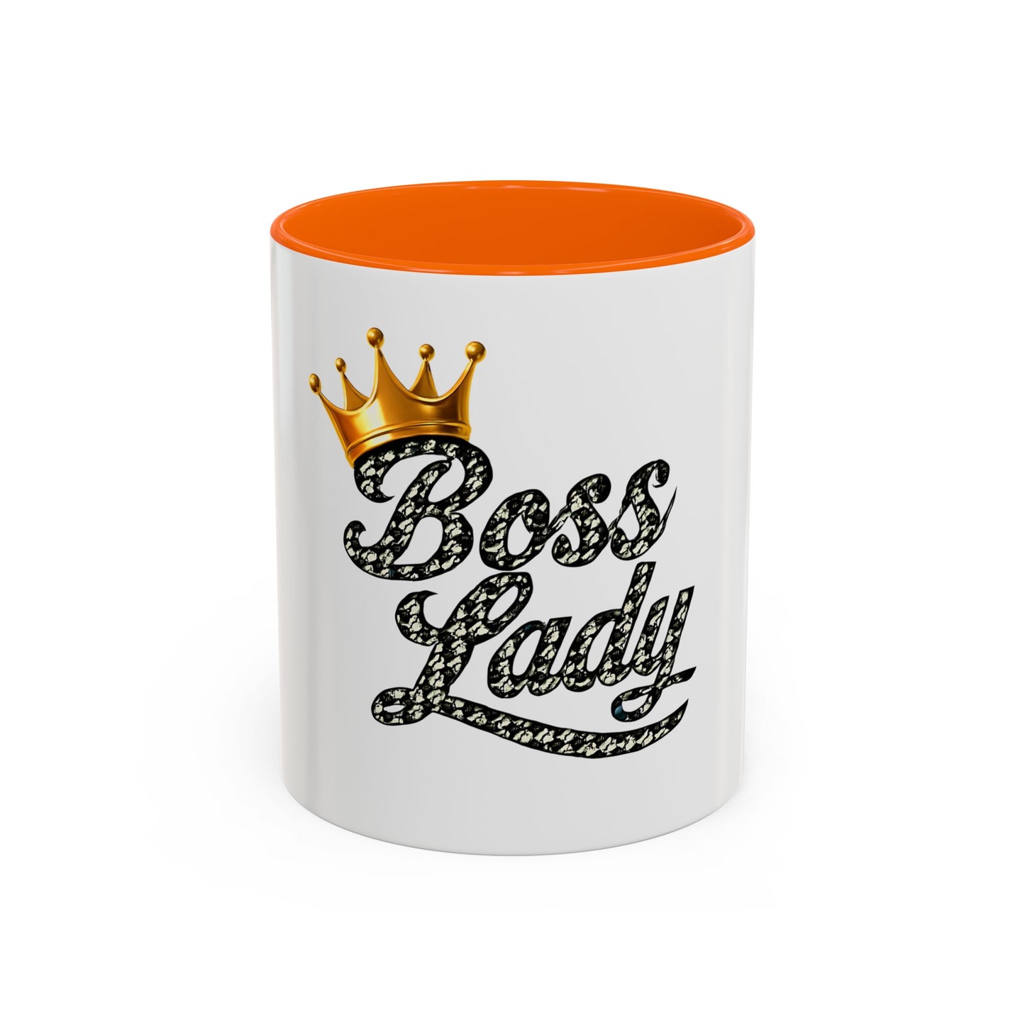 Boss Lady Accent Coffee Mug - Empowering Gift for Women