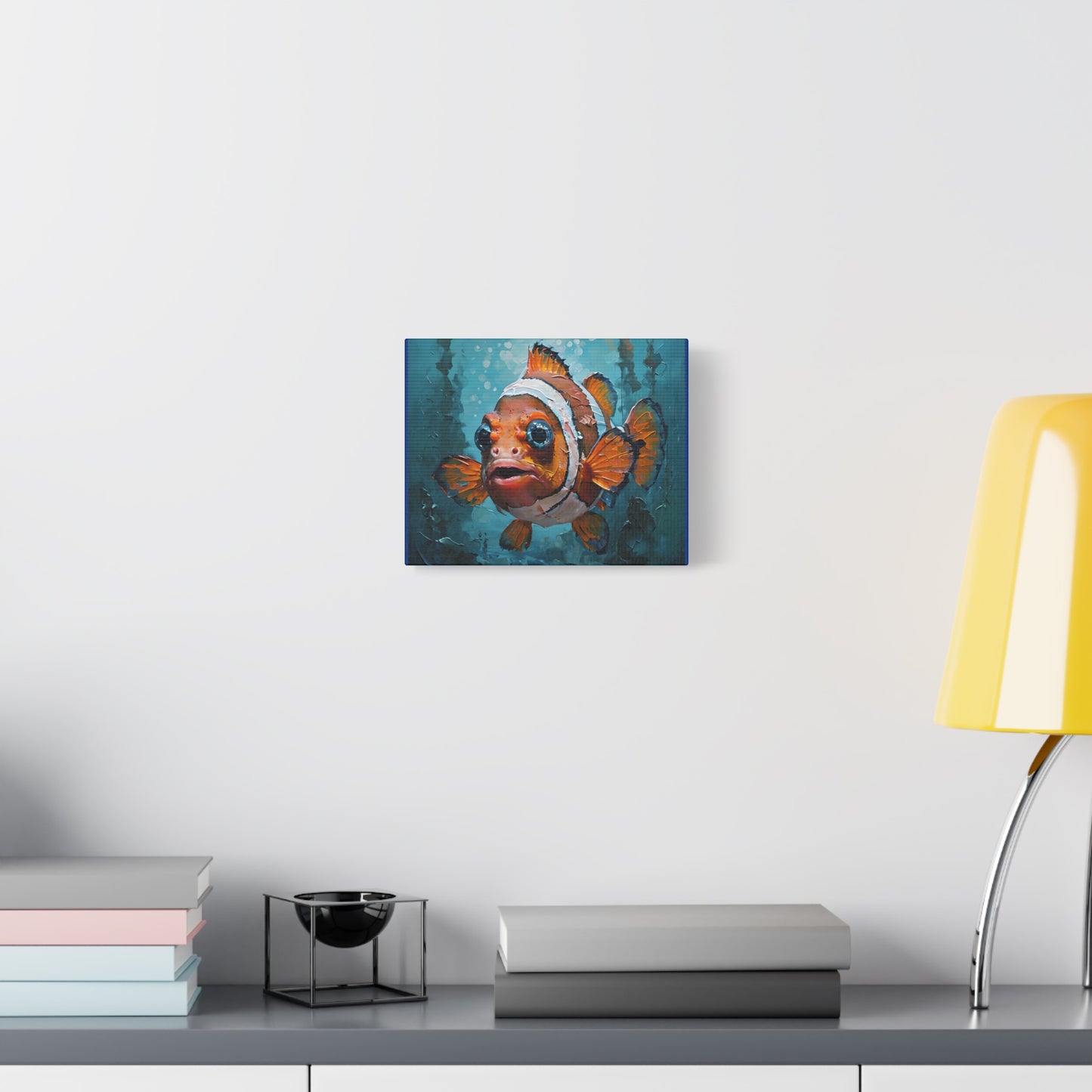 Vibrant Fish Canvas Art Print, Ocean Decor, Beach House Wall Art, Living Room Decoration, Gift for Marine Life Lovers