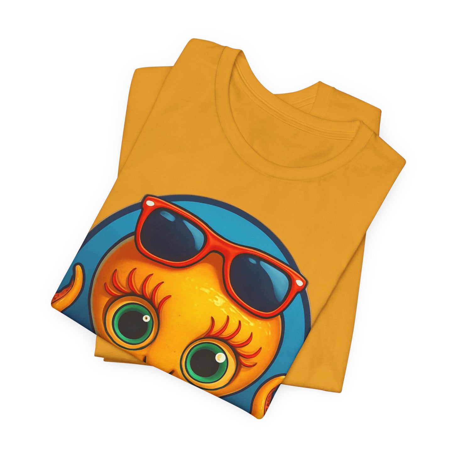 Cool Octopus Graphic Tee - Fun Unisex Jersey Short Sleeve T-Shirt