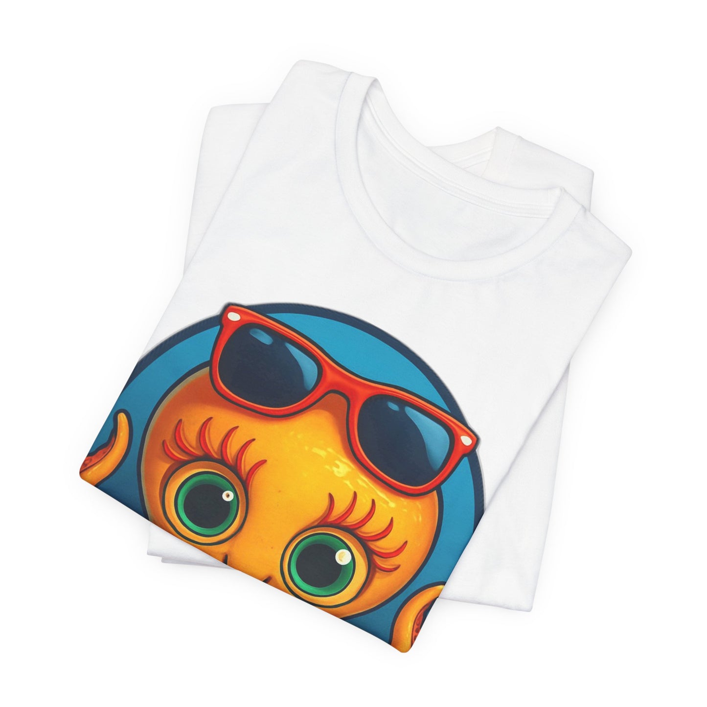 Cool Octopus Graphic Tee - Fun Unisex Jersey Short Sleeve T-Shirt