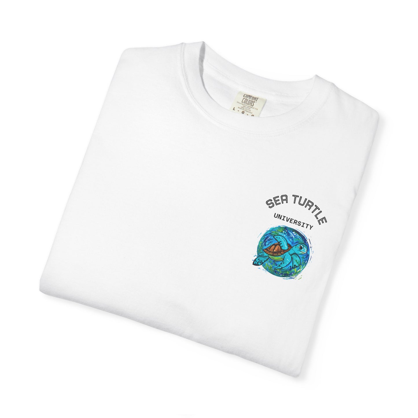 Sea Turtle University Unisex Garment-Dyed T-shirt