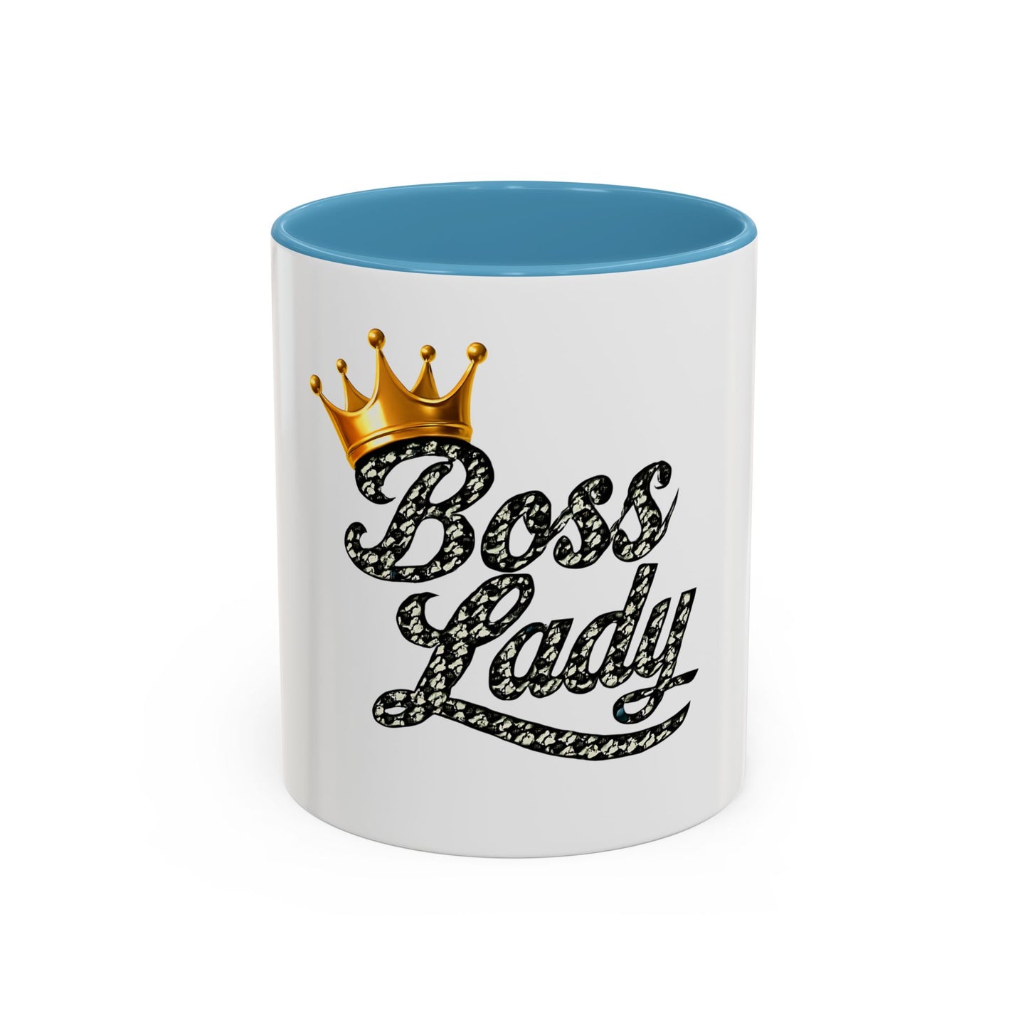 Boss Lady Accent Coffee Mug - Empowering Gift for Women