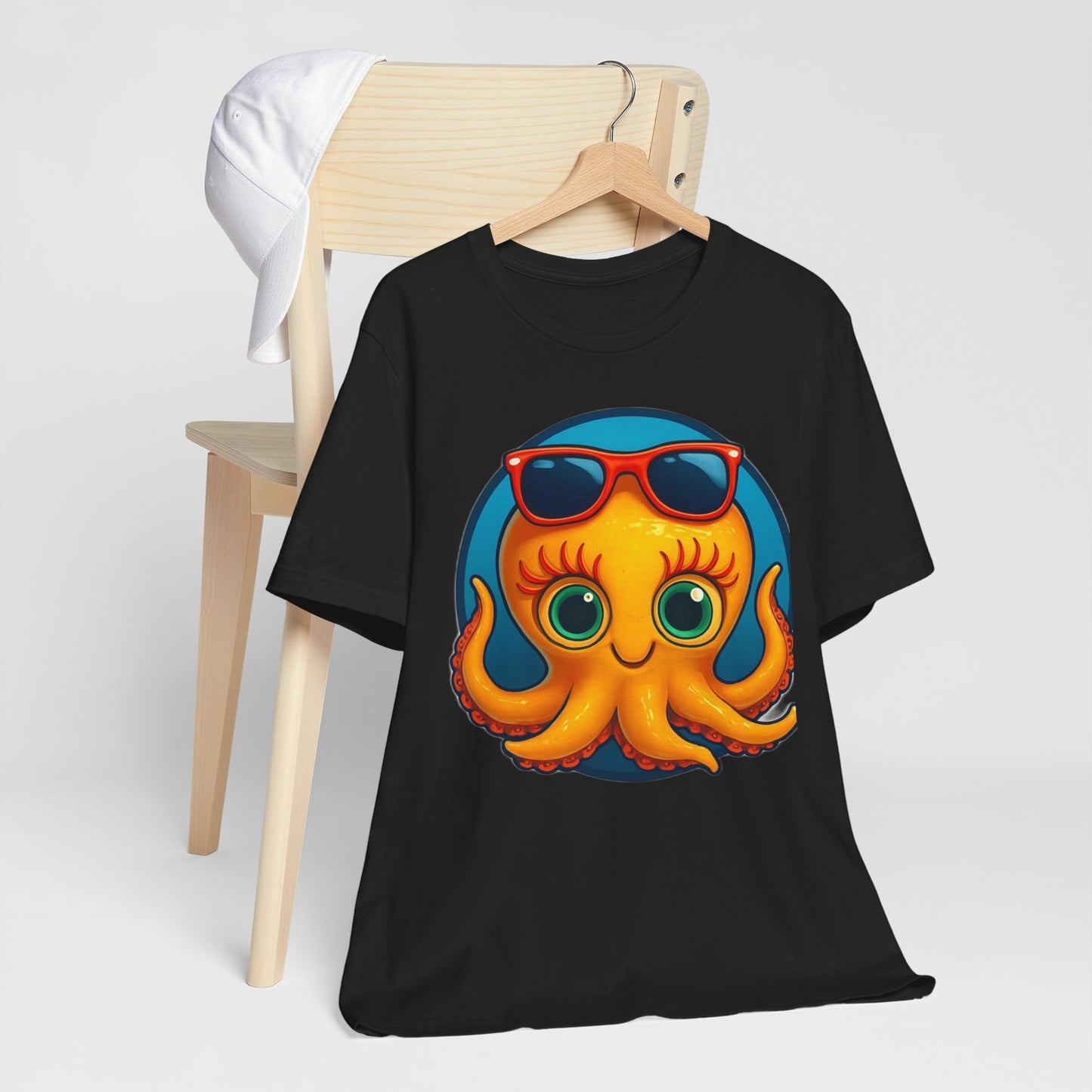 Cool Octopus Graphic Tee - Fun Unisex Jersey Short Sleeve T-Shirt