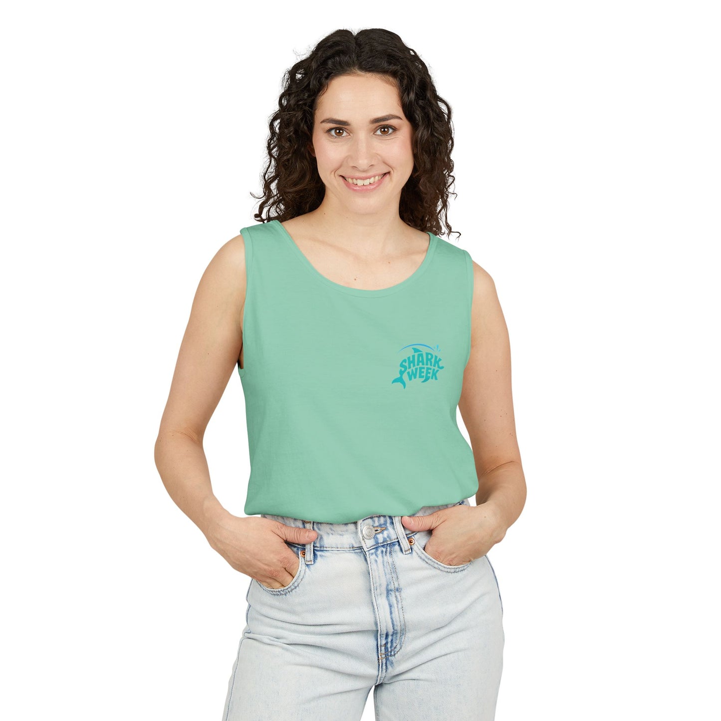 Shark Week Tank Top, Unisex Summer Shirt, Beachwear for Shark Lovers, Fun Gift for Shark Week, Casual Outdoor Apparel, Marine Creature [...]