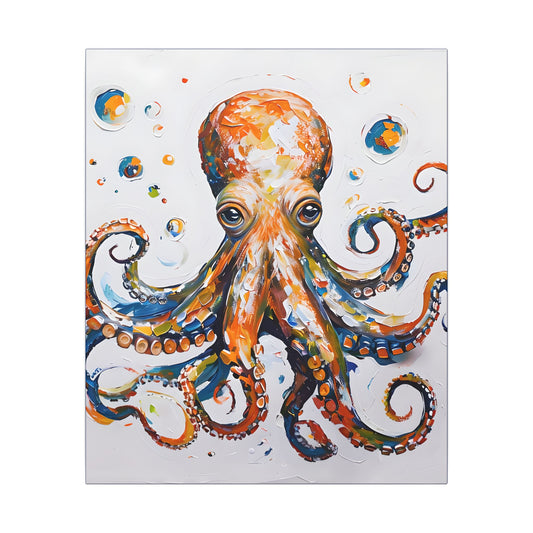 Colorful Octopus Canvas Art for Coastal Decor, Nautical Wall Art, Ocean-Themed Home Decoration, Unique Gift for Sea Lovers, Underwater [...]
