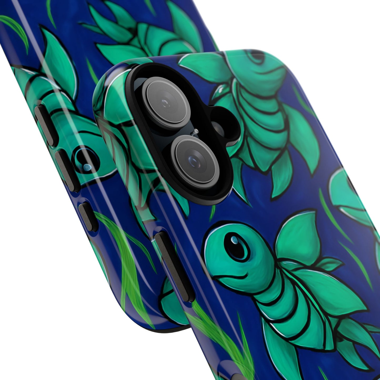 Whimsical Sea Turtle Phone Case - Tough Cases for Ocean Lovers