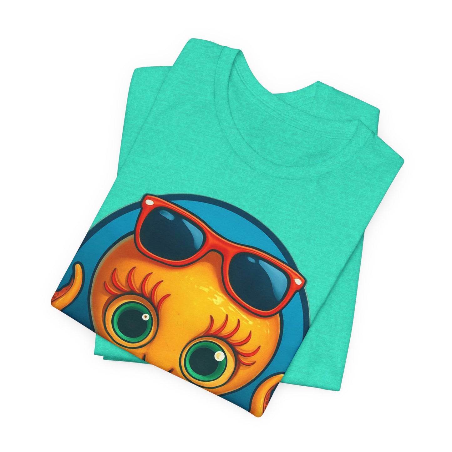 Cool Octopus Graphic Tee - Fun Unisex Jersey Short Sleeve T-Shirt