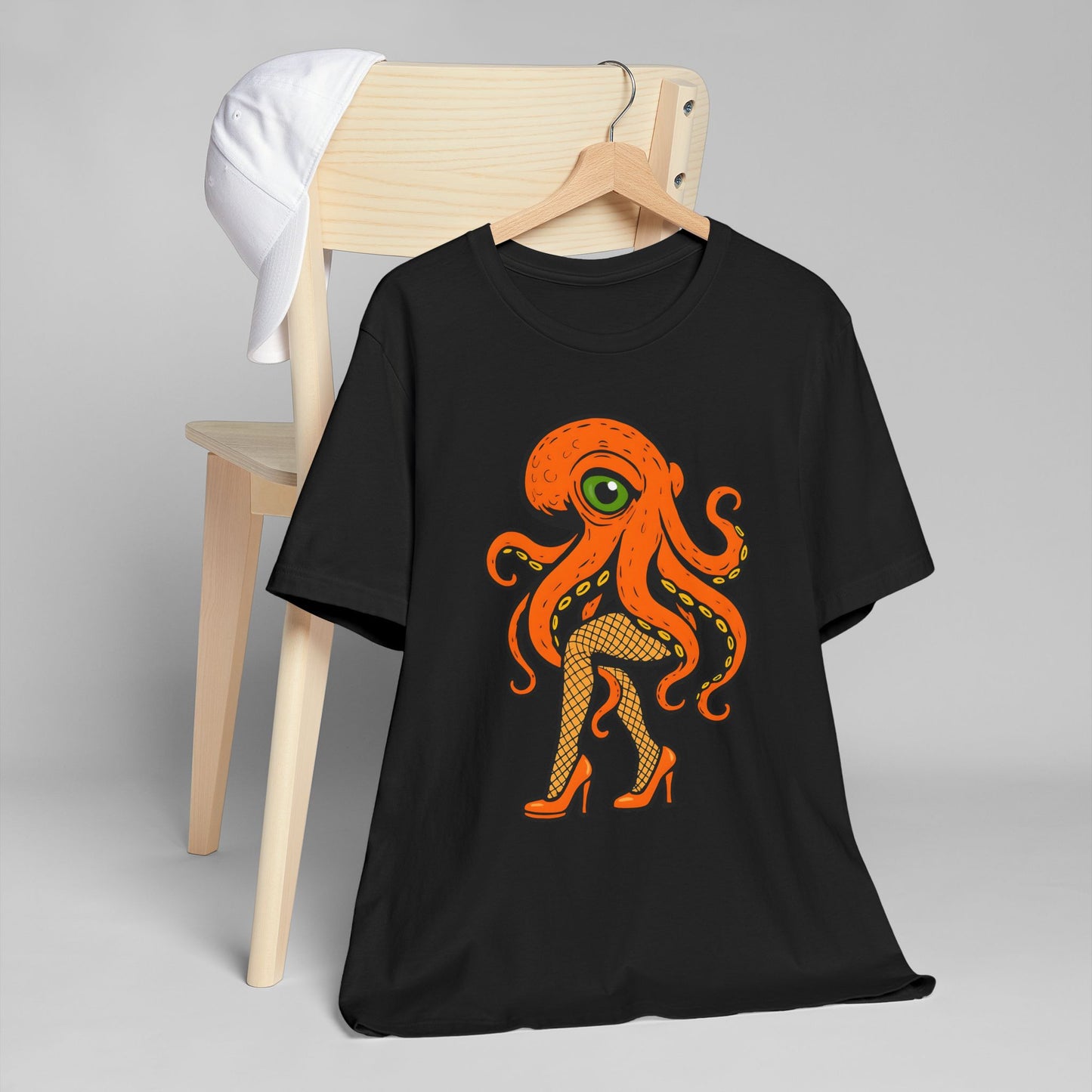 Whimsical Octopus Graphic T-Shirt - Fun Unisex Jersey Tee for Sea Lovers