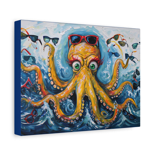 Colorful Octopus Wall Art Print, Nautical Decor, Beach House Artwork, Summer Vibes, Ocean Lover Gift