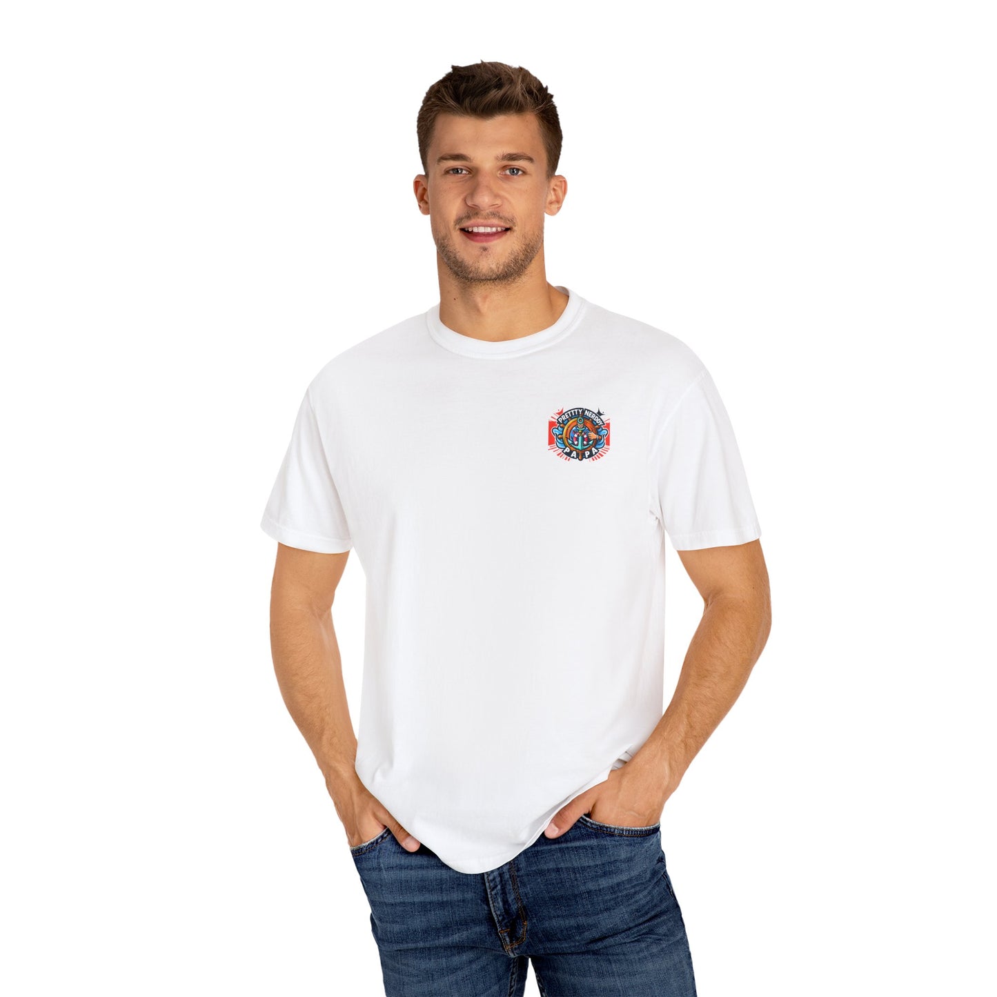 Nerdy Fishing Team T-Shirt for Dads, Summer Gift for Fishermen, Beachwear, Graphic Tee, Father's Day, Casual Style