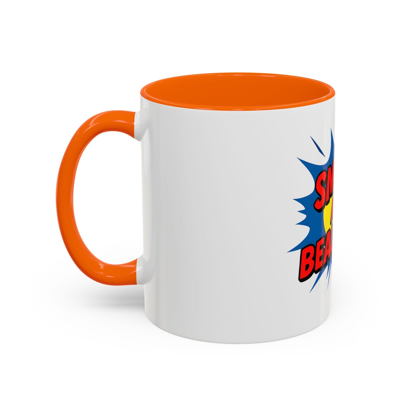 Smart and Beautiful Accent Coffee Mug - Empowering Gift for Friends, Inspirational Drinkware