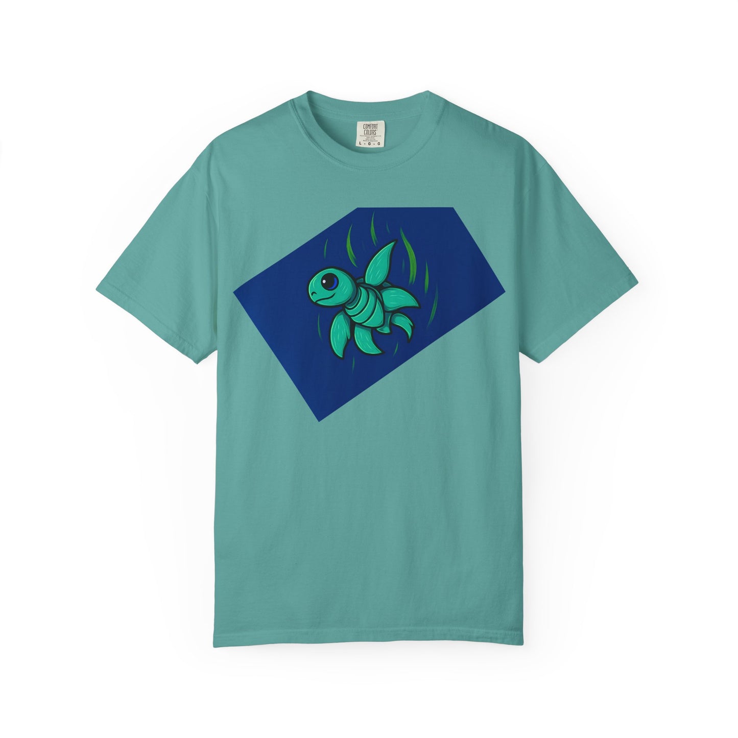 Ocean-Inspired Unisex Garment-Dyed T-shirt, Casual Tee, Beachwear, Eco-Friendly Fashion, Nature Lover Gift, Summer Apparel