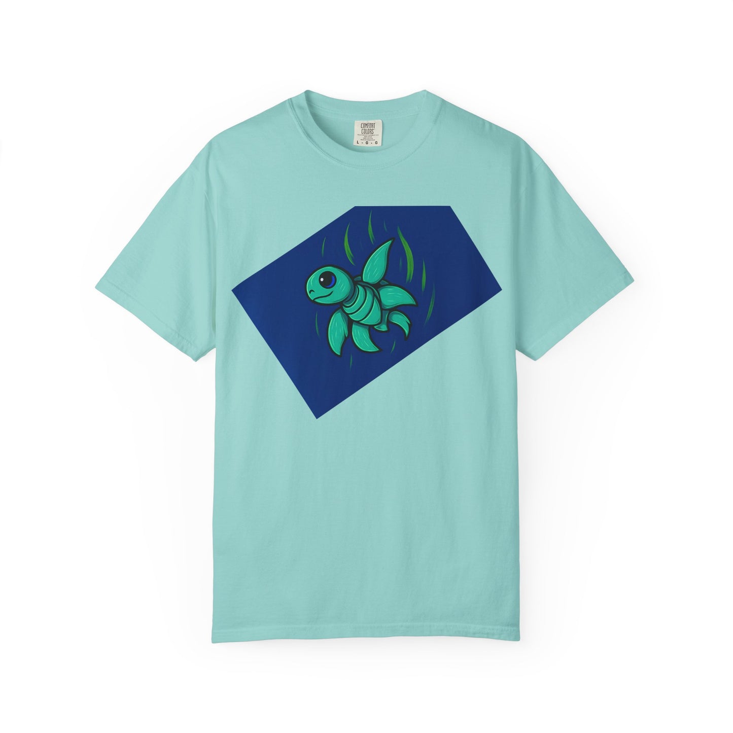 Ocean-Inspired Unisex Garment-Dyed T-shirt, Casual Tee, Beachwear, Eco-Friendly Fashion, Nature Lover Gift, Summer Apparel