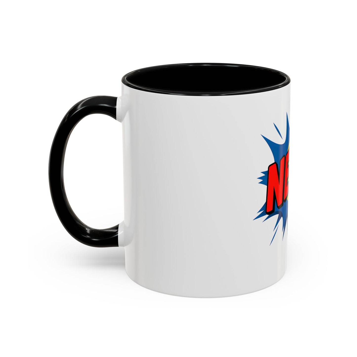 Nerd! Accent Coffee Mug - Fun Gift for Geeks & Gamers