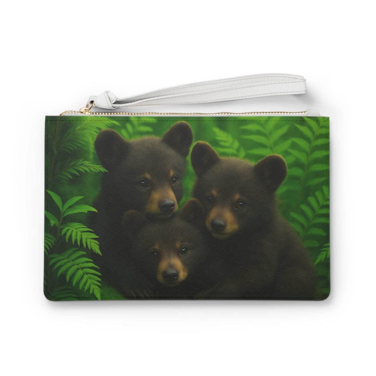 Forest Friends Clutch Bag – Cute Bear Design for Wildlife Lovers