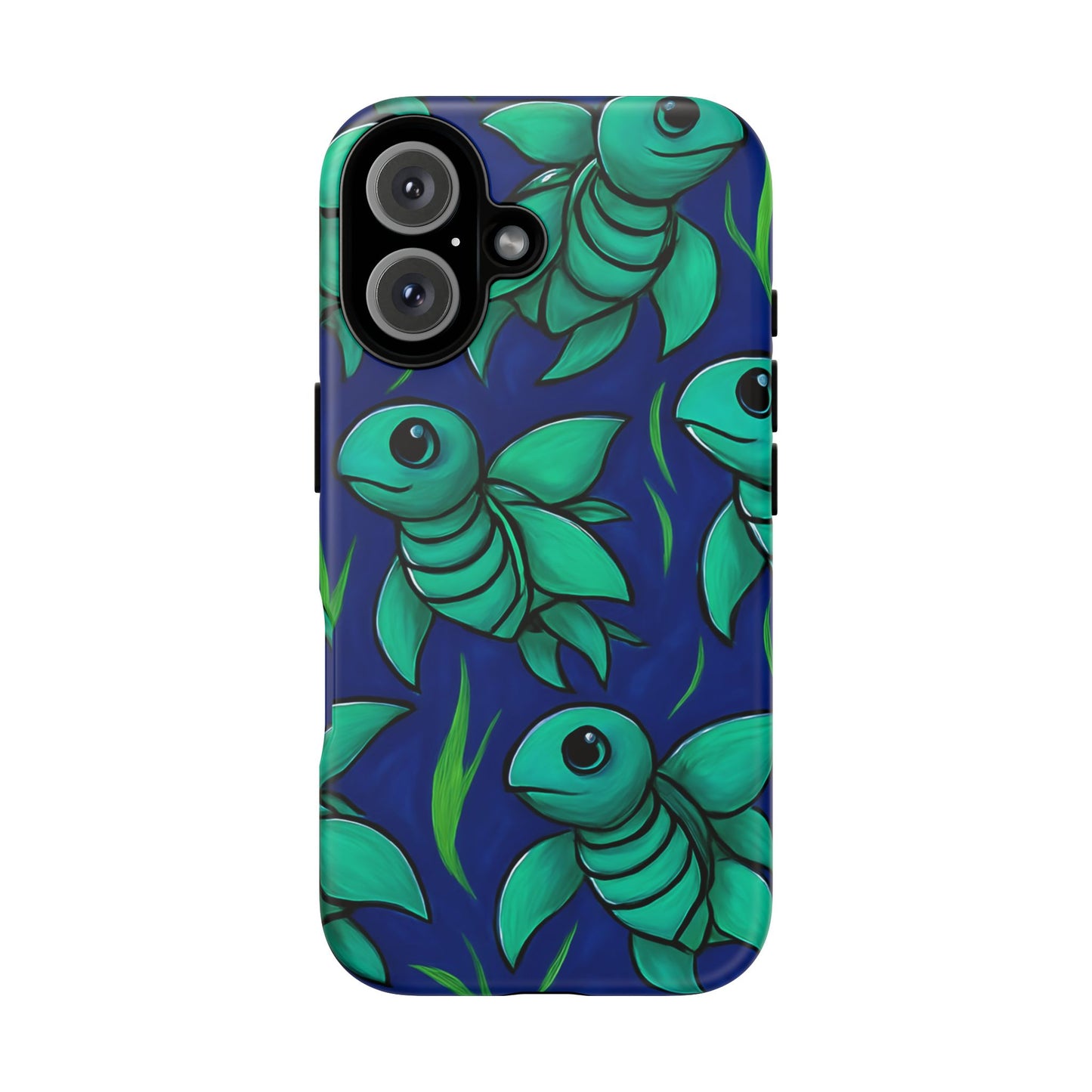Whimsical Sea Turtle Phone Case - Tough Cases for Ocean Lovers