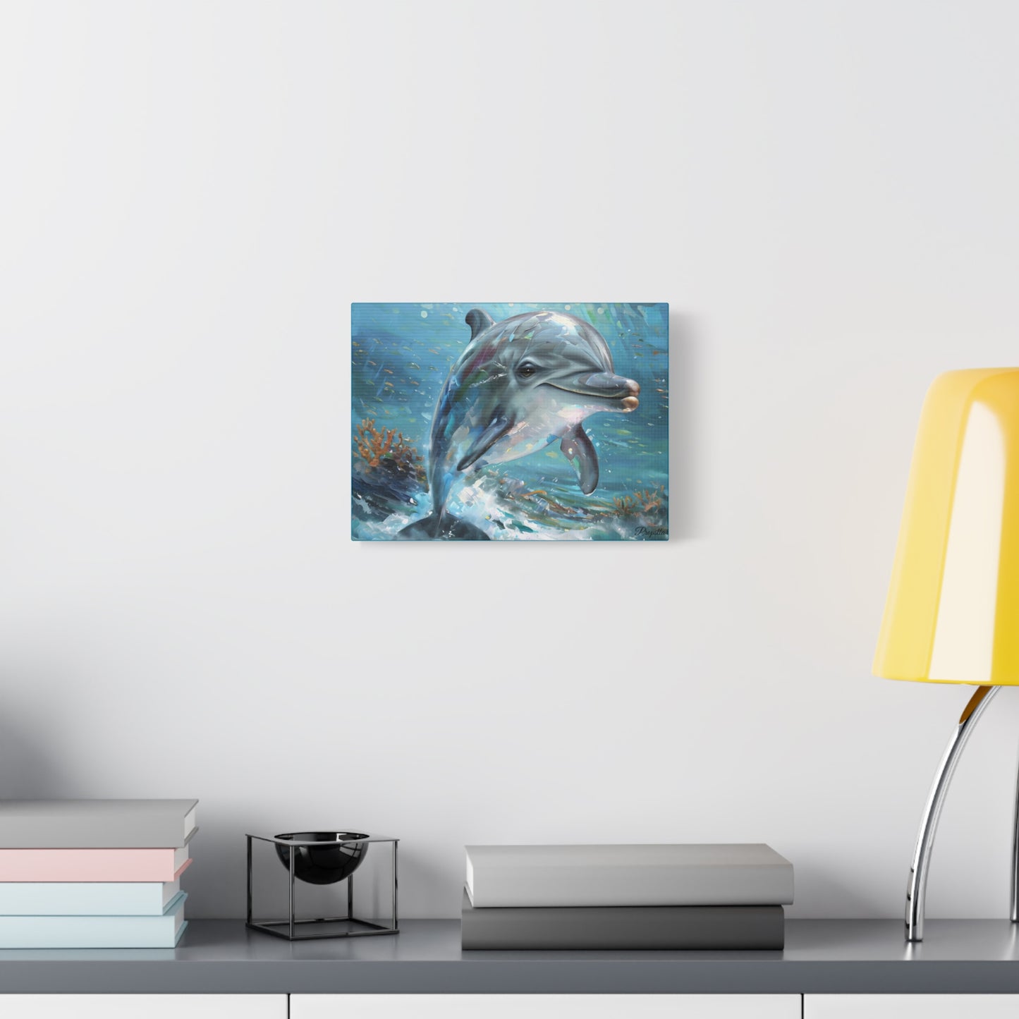 Dolphin Art Print, Nautical Home Decor, Ocean Wall Art, Animal Lover Gift, Coastal Wall Decor, Marine Life Artwork