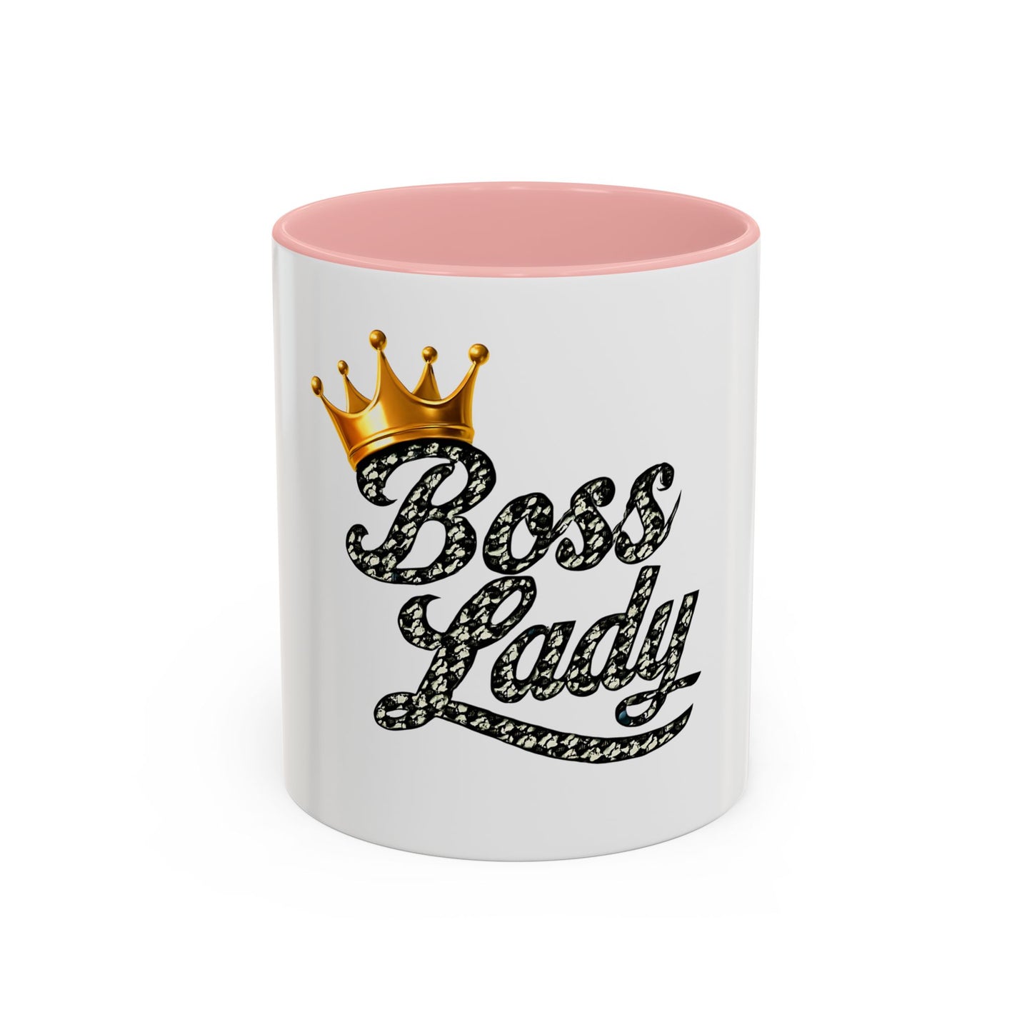 Boss Lady Accent Coffee Mug - Empowering Gift for Women