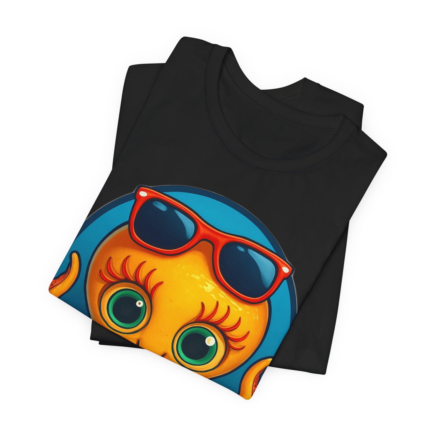 Cool Octopus Graphic Tee - Fun Unisex Jersey Short Sleeve T-Shirt