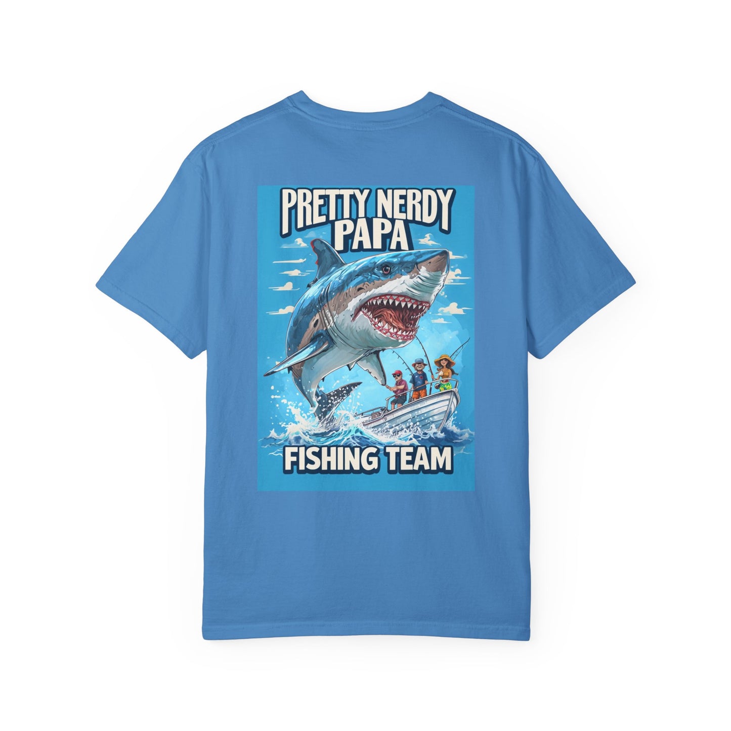 Nerdy Fishing Team T-Shirt for Dads, Summer Gift for Fishermen, Beachwear, Graphic Tee, Father's Day, Casual Style